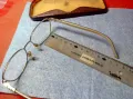 Стари СТИЛНИ ВИНТИДЖ ДИОПТРИЧНИ ОЧИЛА с КРАСИВ РЕТРО КАЛЪФ 19237, снимка 4