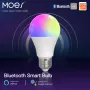 MOES Интелигентна Bluetooth LED Крушка с Регулируема Светлина 9W E27 Регулируем Цвят , снимка 2