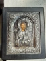 Уникална гръцка красива сребърна икона, снимка 2