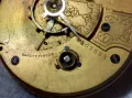 A. W. W.Co. WALTHAM MASS. МЕХАНИЗЪМ от СТАР АМЕРИКАНСКИ ДЖОБЕН ЧАСОВНИК с РИМСКИ ЦИФЕРБЛАТ 24853, снимка 12