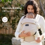 Бебешко кенгуру Momcozy PureHug, чист памучен слинг за 3-24 месеца, снимка 5