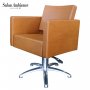 Професионален италиански стол Salon Ambience, Square - охра, снимка 1 - Фризьорски столове - 36714248