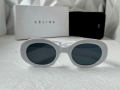 Celine 2023 дамски слънчеви очила елипса овални бели, снимка 2