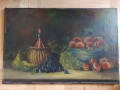 Много стар натюрморт, подписан., снимка 1