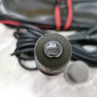 Жичен микрофон Shure Beta 57A + кабел и кожена чантичка, снимка 4 - Микрофони - 40574394
