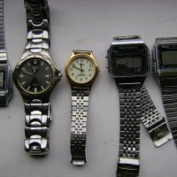 Продавам 5 броя кварцови часовника Casio,Citizen,Lorus, снимка 1 - Мъжки - 39852988