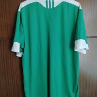 Adidas страхотна зелена оригинална тениска фланелка Адидас размер L, снимка 2 - Тениски - 36989245