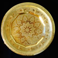 Старинен персийски поднос,плато 850 гр. , снимка 1 - Антикварни и старинни предмети - 29069052