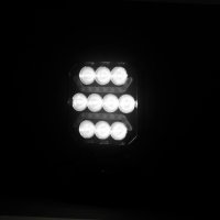 Мощен 100W LED Диоден ФАР БЯЛО+ЧЕРВЕНО за Джипове Трактори АТВ Камиони, снимка 5 - Аксесоари и консумативи - 43878783
