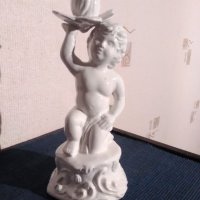 Порцеланови статуи: ръка стойка за украса и поставяне на пръстени,свещник ,,АНГЕЛ"  и поставка. , снимка 7 - Статуетки - 40973667