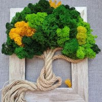 Арт пано "Дървото на живота" от скандинавски мъх, снимка 14 - Декорация за дома - 37545004