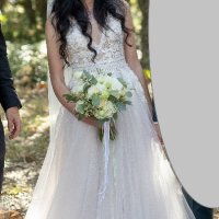 Сватбена / Булчинска рокля Phoebe от Gabbiano и воал, снимка 12 - Рокли - 43209493
