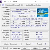 Intel ® XEON E5-1620 V2 (10M,130W,4/8х3.70GHz/3.90Ghz,S.2011), снимка 4 - Процесори - 39067763