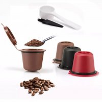 3 броя Кафе капсули за кафе машини Nespresso + Четка + Лъжица , снимка 4 - Други стоки за дома - 37636257