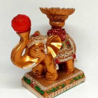 Слон, слонче Свещник, декорация, сувенир за подарък., снимка 3 - Декорация за дома - 27865069