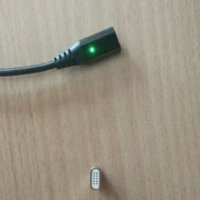 Кабел с магнитен накрайник, за зареждане, micro usb, iPhone, магнитен кабел , снимка 7 - USB кабели - 26625737