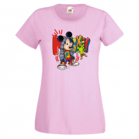 Дамска тениска Mickey Teenager Мини Маус,Микки Маус.Подарък,Изненада,, снимка 5 - Тениски - 36529685