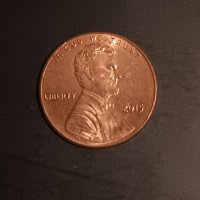 1 цент САЩ 2015 Америка с Линкълн , снимка 1 - Нумизматика и бонистика - 43537323