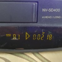 Видео VHS Panasonic NV-SD400 4 head, снимка 4 - Плейъри, домашно кино, прожектори - 40030979