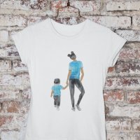 Тениски комплект за майка и дете Мама и аз еднакви
