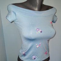 Блуза с открити рамене "KOUKA" fashion / унисайз, снимка 1 - Корсети, бюстиета, топове - 28460533