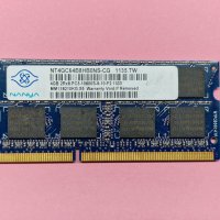✅4GB DDR3 16 чипа 1333Mhz Nanya Ram Рам Памет за лаптоп с гаранция!, снимка 1 - RAM памет - 40664273