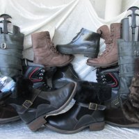 топли кафяви дамски боти, кубинки, ботуши,N- 38, Weather Rated Winter Snow Boots, естествена кожа +, снимка 13 - Дамски боти - 33415755