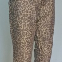 Еластични дънки в леопардов принт "Jordache" / голям размер, снимка 3 - Дънки - 28129968