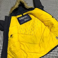 SuperDry Rescue BLue мъжка пухена зимна парка размер С, снимка 6 - Якета - 43434762