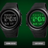 ⌚ Солиден водоустойчив мъжки спортен часовник SKMEI 1674 кварц LED, снимка 3 - Водоустойчиви - 33607382