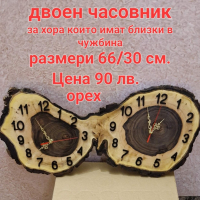 Часовници от дърво, снимка 18 - Стенни часовници - 42968778
