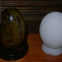 Старинно яйце от Балтийски кехлибар, снимка 4 - Колекции - 36534037