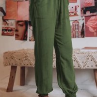 Дамски ежедневни панталони с шнурове с джоб, 5цвята, снимка 13 - Панталони - 40759609