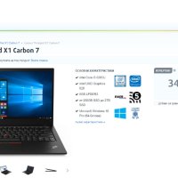 Lenovo ThinkPad X1 Carbon (6th Gen)i5- 8365U - 8GB DDR, /256GB SSD / 14.0" Full HD IPS , снимка 2 - Лаптопи за работа - 42948619