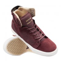 НАМАЛЕНИЕ!!!Високи спортни обувки SUPRA Sky Top Махагон № 38.5, снимка 4 - Кецове - 32261876