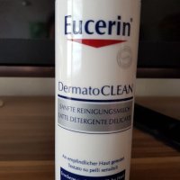 Почистващо мляко за лице за чувствителна кожа Eucerin Dermato Clean 200 ml , снимка 2 - Козметика за лице - 36824676
