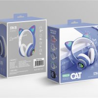 Котешки детски слушалки, снимка 3 - Безжични слушалки - 43682834