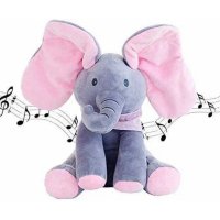  Интерактивно плюшено слонче FLAPSY , пеещо , танцуващо с уши, снимка 10 - Плюшени играчки - 35291709