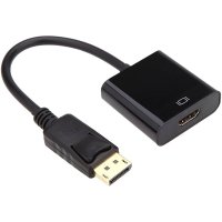 Преходник адаптер, кабел DisplayPort (M) – HDMI (F), 0.15m, снимка 1 - Кабели и адаптери - 43215800