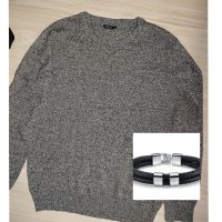 Нова мъжка блуза + мъжка гривна , снимка 1 - Блузи с дълъг ръкав и пуловери - 43958317