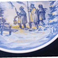 Декоративна чиния Weinnachten 1988, снимка 2 - Антикварни и старинни предмети - 34992911