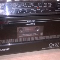 sharp qt-27h-колекционерски-внос швеицария, снимка 6 - Радиокасетофони, транзистори - 26413398