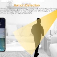 Dahua imou Cue 2c 2MP 1080P WiFi Camera Вътрешна Охранителна Безжична Камера Бебефон, снимка 4 - IP камери - 37574411