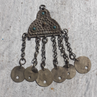 Стара трепка накит забодка носия етнография, снимка 1 - Антикварни и старинни предмети - 44864182