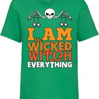 Детска тениска I'm The Wicked Witch Of Everything 2,Halloween,Хелоуин,Празник,Забавление,Изненада,Об, снимка 6 - Детски тениски и потници - 38154945