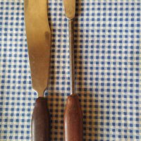 СССР готварска вилица и нож, снимка 2 - Прибори за хранене, готвене и сервиране - 43929040