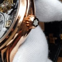 Мъжки луксозен часовник Montblanc Tourbillon, снимка 4 - Мъжки - 32817332