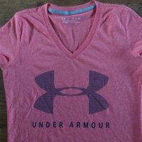 under armour - страхотна дамска тениска КАТО НОВА, снимка 1 - Тениски - 37402809