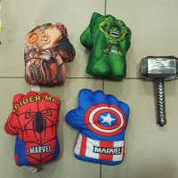 Ръка на Супергерой-Хълк,Капитан Америка,Спайдърмен,Танос,Чук на Тор-20лв, снимка 1 - Плюшени играчки - 40713512