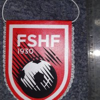 Вимпел на Албанската футболна федерация, снимка 1 - Фен артикули - 43781071